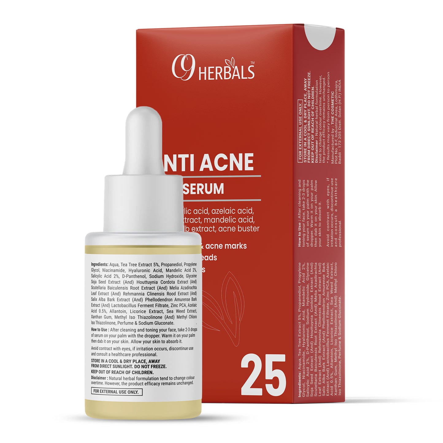 Anti Acne Face Serum | Salicylic Acid | Tea Tree Extract | Reduces Acne & Acne Marks | Prevent Blackheads